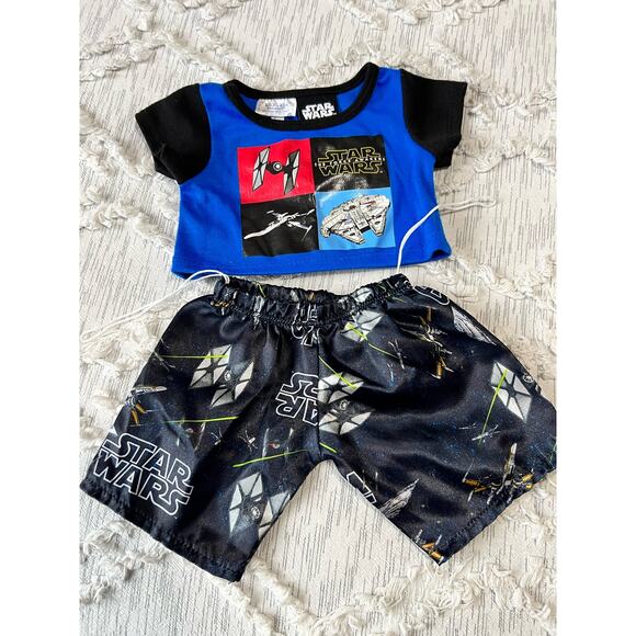 Build A Bear Workshop 2-Piece Star Wars Force Awakens Pajama PJ Set Outfit - Picture 1 of 5